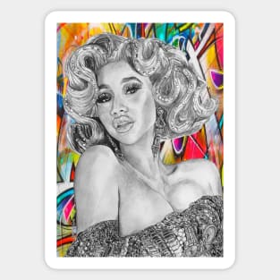 Cardi B Sticker